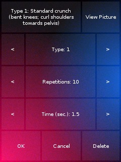 crunches - ab exercises, screenshot 3
