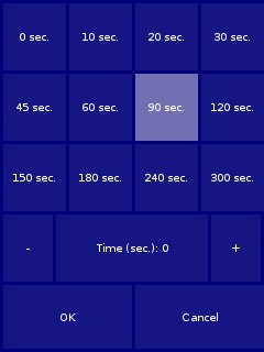 my interval timer, screenshot 2