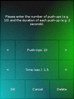 push-ups - chest exercises - screenshot