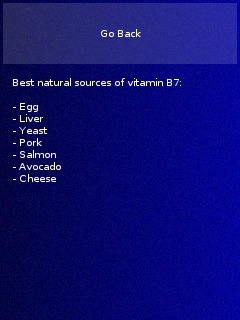 vitamins and their sources, screenshot 3